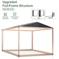 thumbnail image 2 of NETAJE 10'x10' Outdoor Metal Storage Shed with Updated Frame Structure and Lockable Doors for Backyard, Garden, Patio, Lawn, Brown, 2 of 8
