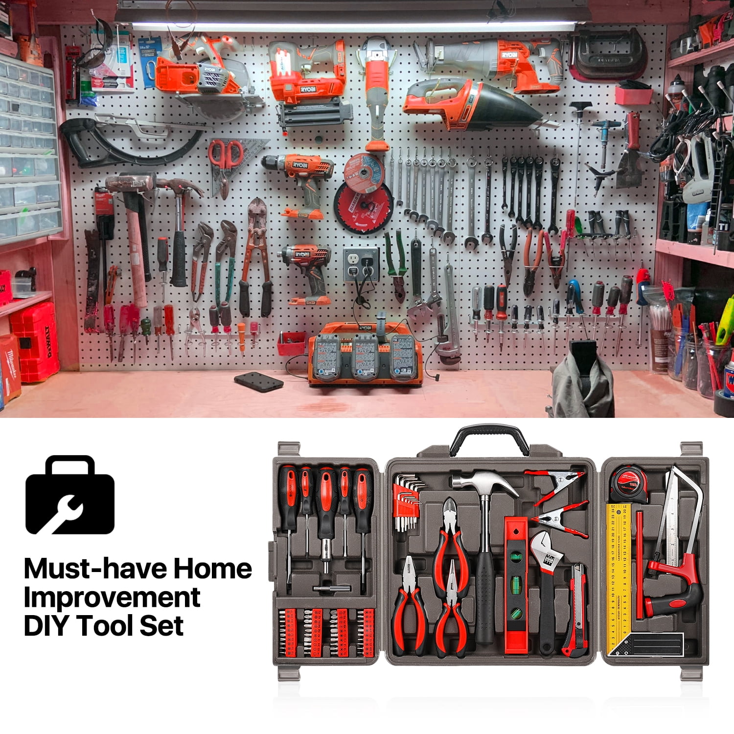 The Perfect Starter Household DIY Tool Set 