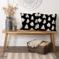 thumbnail image 5 of Halloween Pillow Covers 18x18 Set of 2 Autumn Decorative Seamless Ghosts Throw Pillow Cases Black Cushion Covers Outdoor Patch,Farmhouse,Thanksgiving,Home Décor, 5 of 6