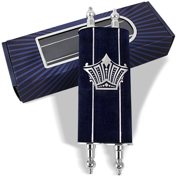 Pequeño rollo de la Torá Zion Judaica, miniséfer completo de 8 pulgadas