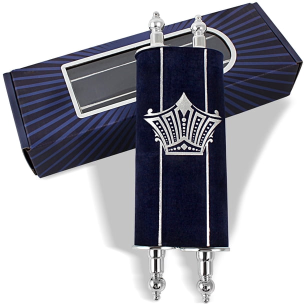 Pequeño rollo de la Torá Zion Judaica, miniséfer completo de 8 pulgadas