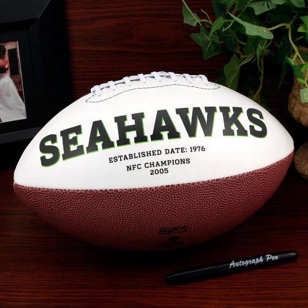 rawlings signature series full-size football, seattle seahawks
