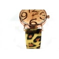thumbnail image 2 of Leopard Animal Print Design Big Face Numbers Woman Watch-236-AP, 2 of 7