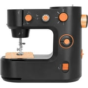 Sewing Machine, Portable Utility Stitch Sewing Machine w/LED Light Dual Modes Sewing Machine Beginners and Kids Crafting Mending Machine for Homes, Factories, Stores (Black)