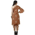 thumbnail image 4 of Moomaya Designer Printed One Shoulder Bell Sleeve Kurti w/ Pants Ethnic Clothing Sets For Women, 4 of 7