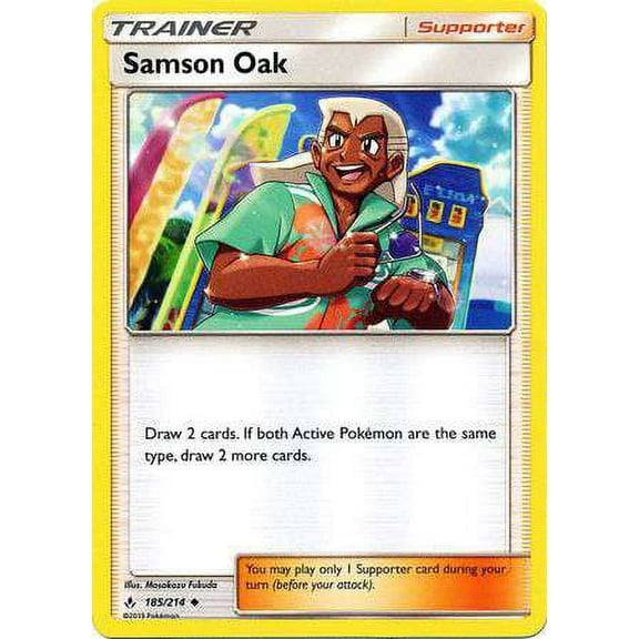 Pokemon Unbroken Bonds Samson Oak #185