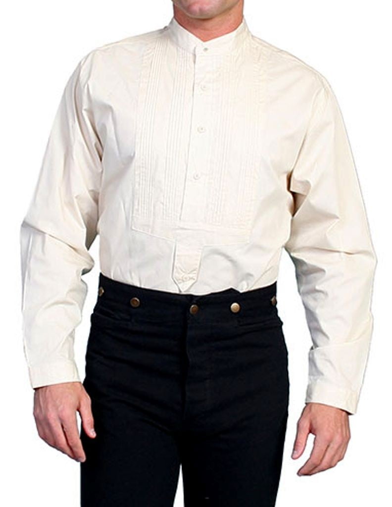 Scully Western Shirt Mens Bib Inset Long Sleeve Button Front RW032