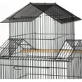 Elegant 55'' Triple Roof Top Large Medium Parrot Bird Cage for