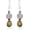 Grey, variant on 925 Sterling Silver Turquoise Natural Gemstone Earrings Handmade Women Jewelry