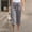 Y.Gray-01, variant on HTNBO Womens Cotton Linen Shorts for Summer Lounge Beach Straight Casual Capris Pants