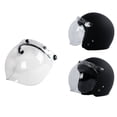 thumbnail image 4 of Xingzhi White Button Bubble Visor For Motorcycle Helmet Easy To Install Durable And Long-lasting Transparent Color 1Set, 4 of 6