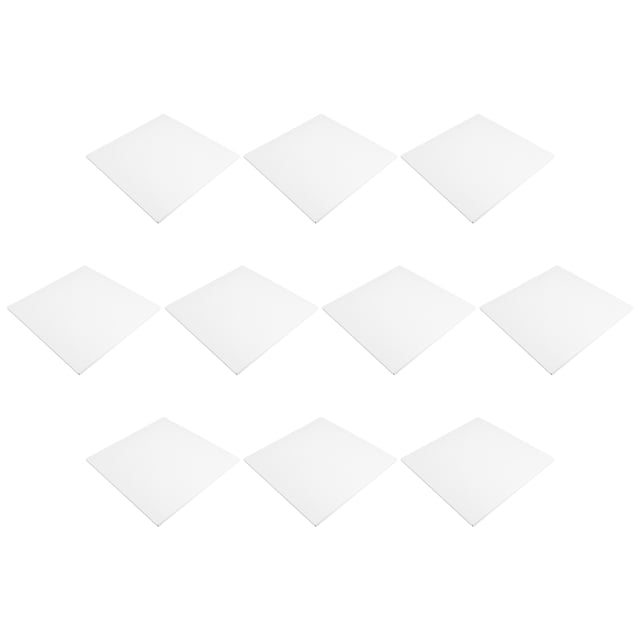 CIMAXIC 10pcs decorative cake board Cake Bottom Boards White Paper Stable Transport for Desserts Parties