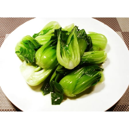 10 European Tablespoon - Canvas Print Prime Fried Shanghai Green Tablespoon Dish Stretched Canvas 10 x 14