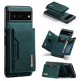 thumbnail image 1 of SaniMore Case for Google Pixel 7 6.3", Retro PU Leather Case Soft TPU Inner Detachable Magnetic Folding Card Pocket Flip Kickstand Anti-drop Shockproof Protectiive Case For Google Pixel 7, Green, 1 of 11