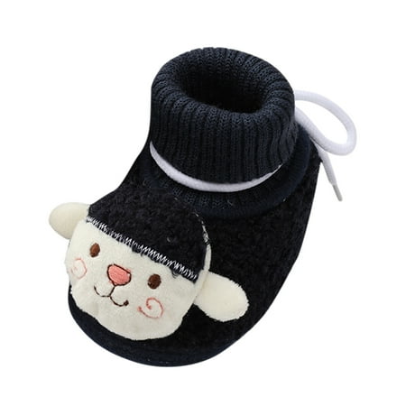 

ZMHEGW Baby Girls Boys Warm Shoes Soft Booties Snow Comfortable Boots Toddler Warming And Fashion Cute Shoes