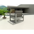 thumbnail image 3 of Anderson Teak Lucca Contemporary Aluminum Armchair in Gray Finish, 3 of 6