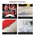 thumbnail image 3 of Fundas de almohada decorativas navideñas, material cómodo y transpirable, exquisita artesanía con cremallera oculta para diversas decoraciones del hogar, 3 of 6