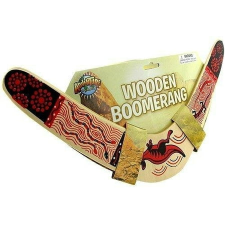Wooden Boomerang Colors May Vary (Best Boomerang For Kids)