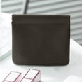 thumbnail image 1 of Bolso Mini neceser de maquillaje de PU para almacenamiento diario de viaje (gris oscuro), 1 of 6
