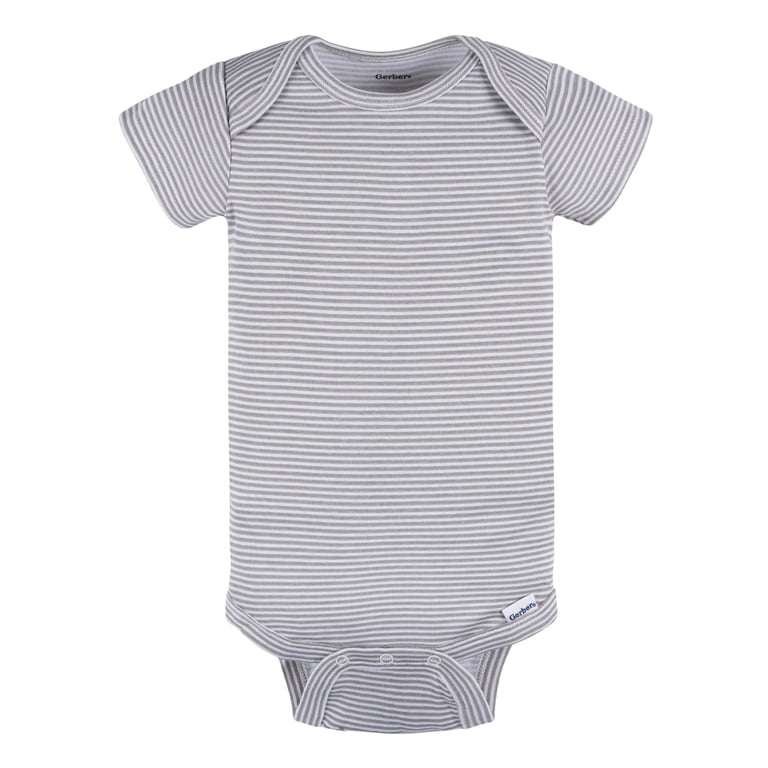 Gerber Baby Neutral 6-Pack Short-Sleeve Bodysuits photo 5