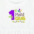 thumbnail image 4 of Inktastic My 1st Mardi Gras with Dots Girls Baby Dress, 4 of 5