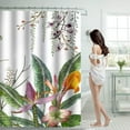 Zauma Bathroom Accessories Bathroom Acessory Set Tropical Green Shower
