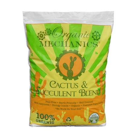 Organic Mechanics Cactus and Succulent Blend Potting Soil, 2qt