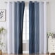 thumbnail image 2 of Cortinas opacas Estelar Textiler, 229 cm, azul marino y gris, 2 paneles, 2 of 9