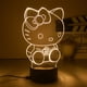 thumbnail image 2 of Figuras de dibujos animados de Hello Kitty Sanrio, luz nocturna, modelo lindo, juguetes luminosos, adornos de decoración de escritorio, regalos para niños, 2 of 4