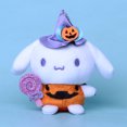 thumbnail image 3 of 10cm Halloween Kawaii Sanrio Plush Keychain Cartoon Kuromi MyMelody Halloween Stuffed Doll Keyring Accessories Birthday Gift Toy, 3 of 5