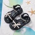 thumbnail image 2 of Godom Sandals for Toddler Girls Lightweight Dual-Adjustable Sandal Buckles Hook Loop Heel Closure for Toddler Little Big Kid, 2 of 5