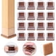 thumbnail image 1 of Fundas de silicona para patas de muebles, protectores de suelo transparentes con fieltro resistente, almohadillas antirayaduras, eliminación de ruido para tapas de patas de sillas, almohadillas, 1 of 5