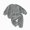 A30-Light Gray, variant on Little Girl Fall Winter Toddler Outfit Letters Graphic Crewneck Sweatshirts Joggers Pants Set 6-24 Months 2T 3T 4T 5T 6T Kids Light Gray,18-24 Months