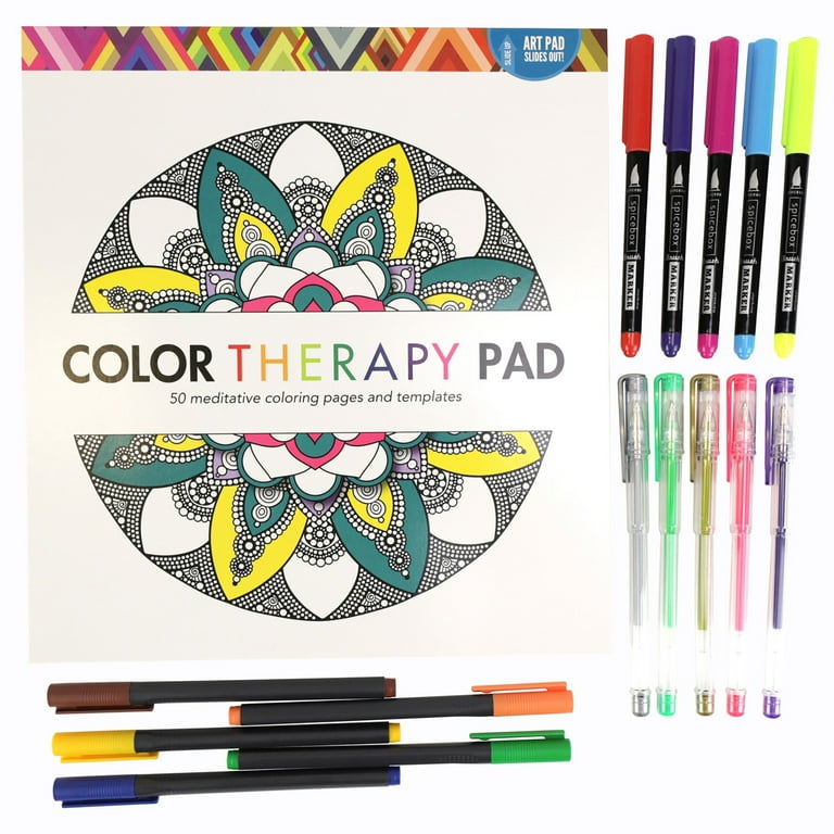 SpiceBox Sketch Plus: Color Therapy Kit - Find Serenity Through