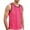 Hot Pink, variant on Men'S Tank Tops Solid Color Sleeveless Casual Side Wide Fork Fitness Sports Gar Loose Vest Tee Shirts Activewear,Green,L