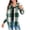 Green, variant on IROINNID Women's Short Shacket Jacket Turndown Lapel Plaid Long Sleeve Plaid Coat Shirt Hoodless Casual Outwear, Wine