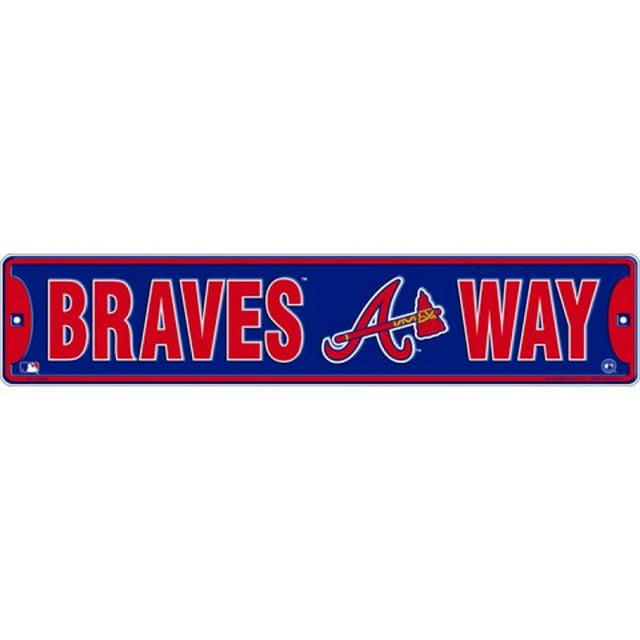 212 Main STR20112 5 x 24 in. Braves Way Atlanta Braves Street Sign