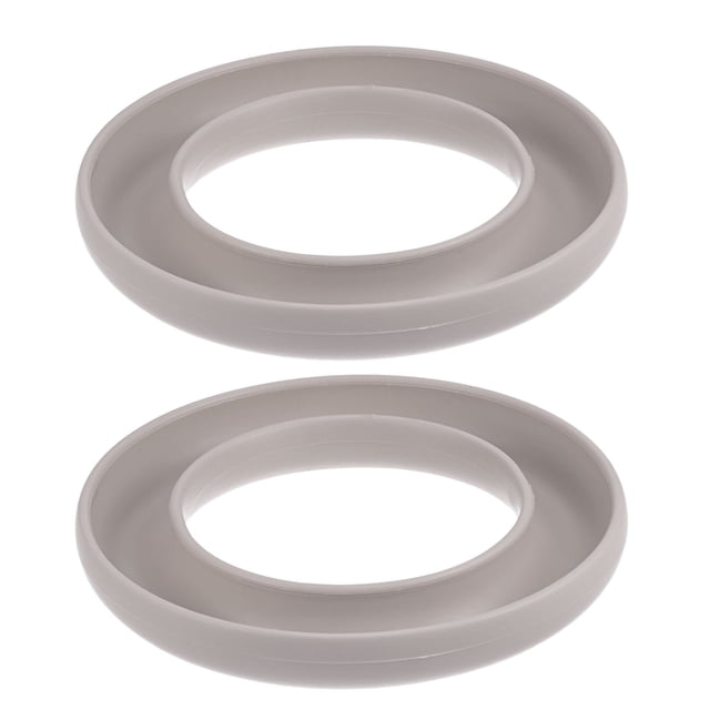 Unique Bargains Silicone Bobbins Ring Holder Metal or Plastic Sewing Machine Thread Spool Organizers, Beige 2 Pack