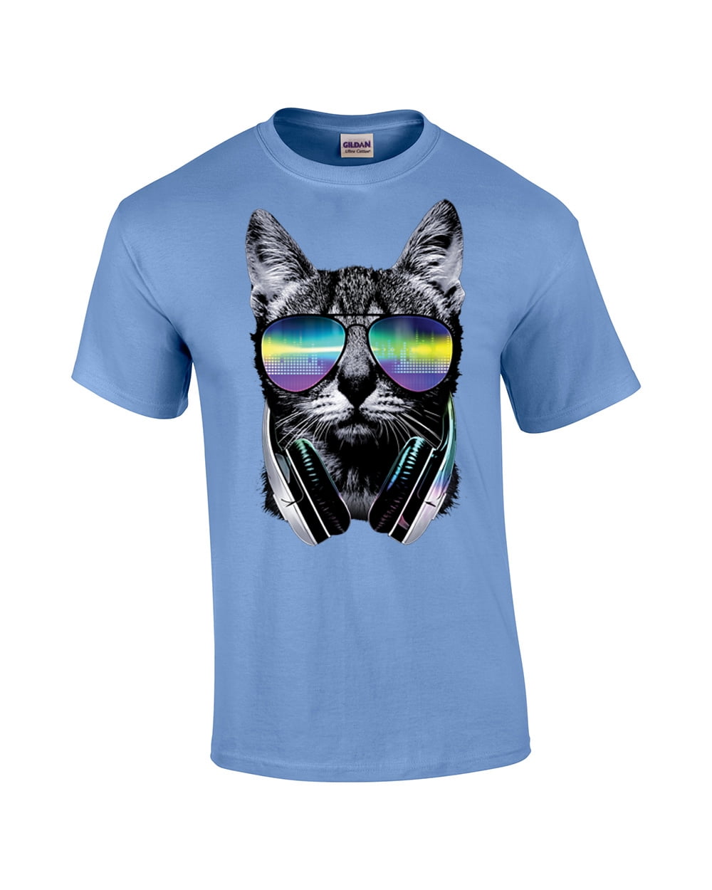 Cat with clearance sunglasses t shirt