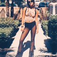 thumbnail image 3 of Pantalones casuales de estilo europeo y americano con perspectiva de malla ligera y realces para mujer, 3 of 6