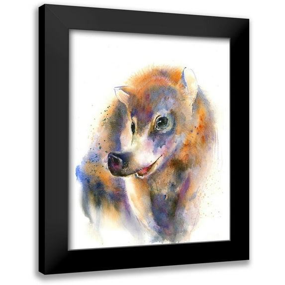 Shefranov, Olga 20x24 Black Modern Framed Museum Art Print Titled - Snout and About