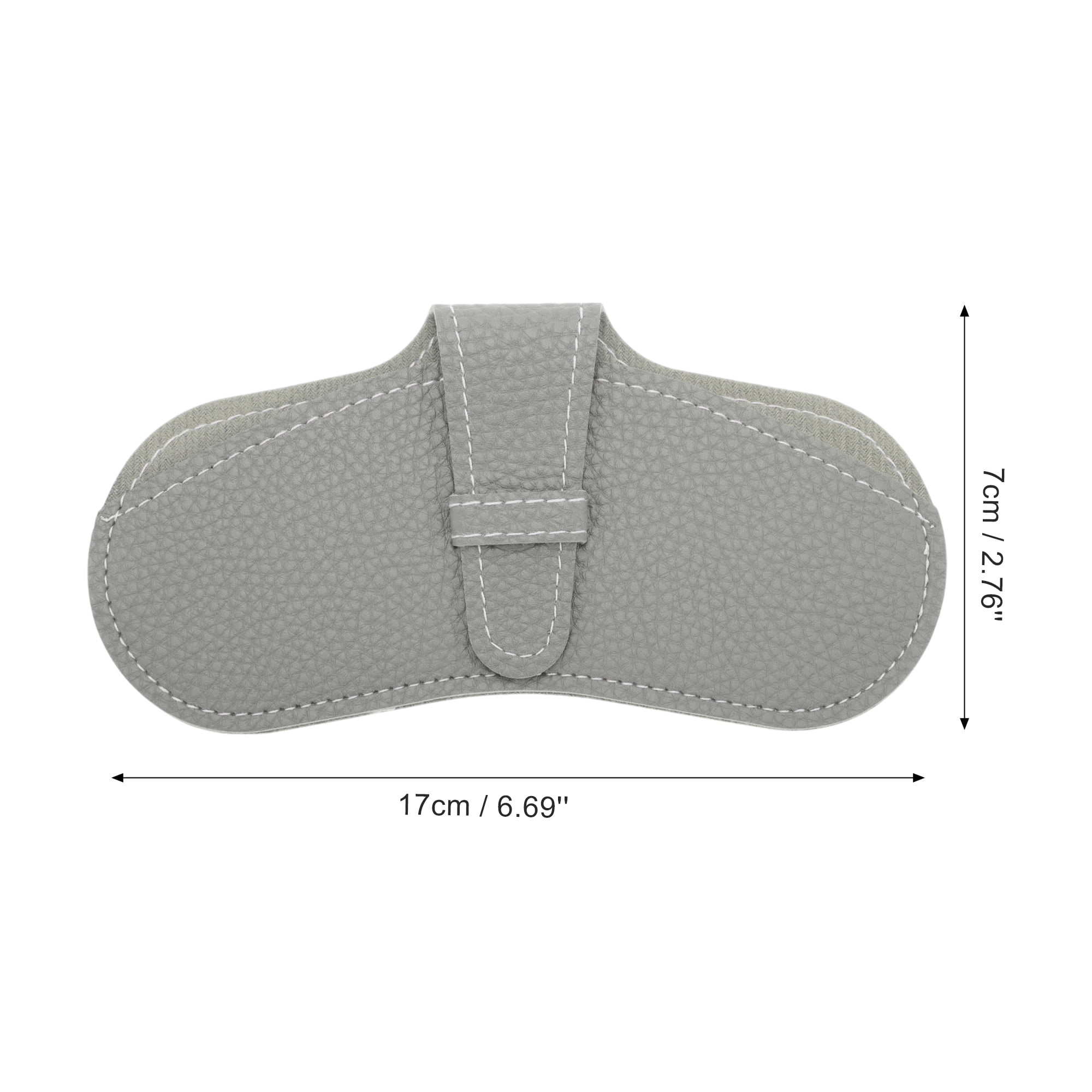 Unique Bargains Portable Eyeglasses Bag Durable Eyeglasses Storage 1 Pc Gray