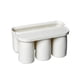 thumbnail image 5 of Portavasos magnético con vaso magnético para enjuague bucal, organizador de cepillos de dientes para hotel Triple, 5 of 9