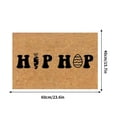 thumbnail image 3 of Washable Rug Doormat Blanket Home Front Door Decoration Mat Antislip Bottom Carpet Door Mat, 3 of 6