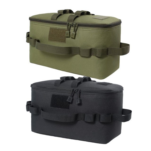Bolsa de almacenamiento Exterior Zulema Multiusos 2 Piezas negro y verde