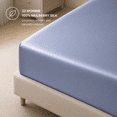 thumbnail image 5 of 100% Mulberry Silk Fitted Sheet with Deep Pocket Made in USA, Real 22 Momme Silk Bed Sheets, 6A Grade Pure Silk, Hypoallergenic&nbsp;, 5 of 8