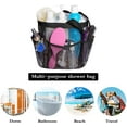 thumbnail image 4 of Mesh Shower Caddy Basket for College Dorm Room Essentials Hanging Portable Tote Bag Toiletry for Bathroom Accessories, 4 of 8