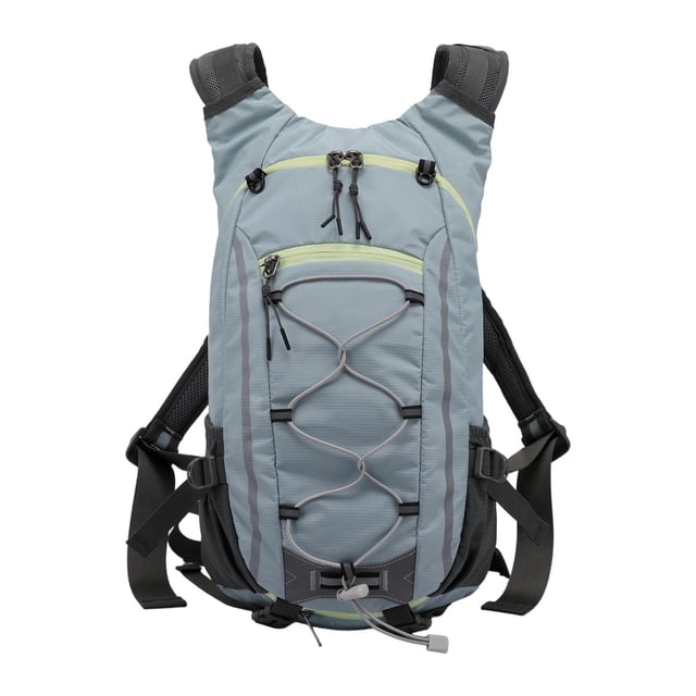 Mochila de senderismo de 13 l, mochila deportiva multiusos, resistente al agua, para montañismo, mochila ligera de poliéster, con múltiples compartime Azul claro