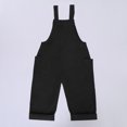 thumbnail image 6 of Girls Jumpsuit Sleeveless Toddler Girl Summer Outfits Overalls with Side Pockets Adjustable Girls Fashion 4-5 Years Girls Fashion, 6 of 8