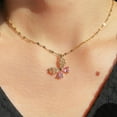 thumbnail image 4 of Gold Butterfly Necklace for Women - Dainty Gold Pendant Necklaces Cubic Zirconia Necklace, Butterfly Jewelry Gifts for Women, 4 of 5